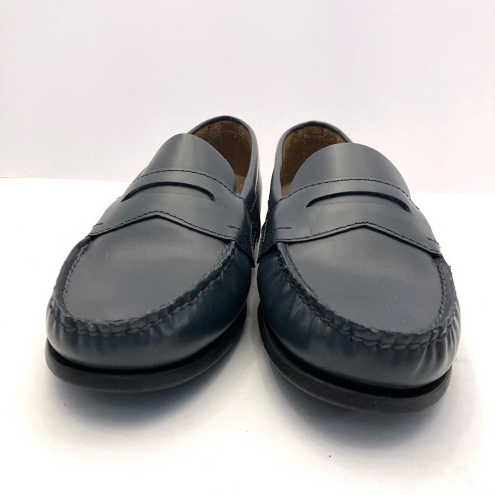 EASTLAND Classic II Penny Loafers Shoe Navy Blue Leather Memory Foam Womens 8.5W - Picture 10 of 10
